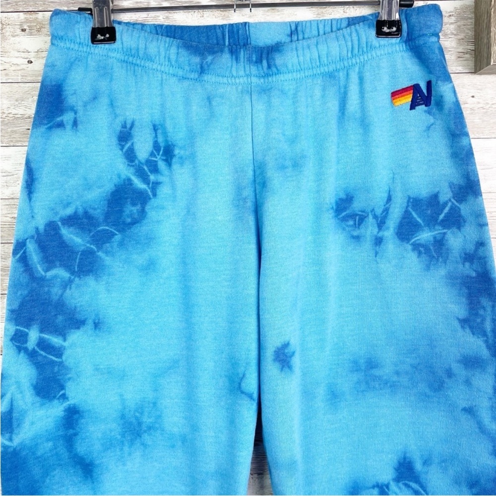 Aviator Nation Tie Dye Blue Sweatpants - Picture 3 of 8